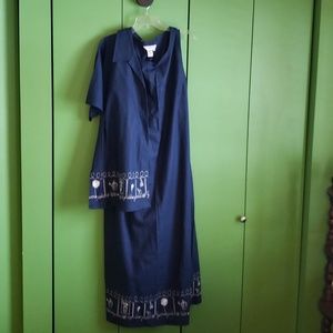 NWT Dark blue maxi dress